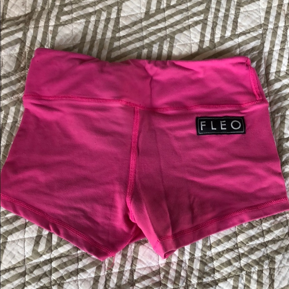 Pink Fleo Shorts